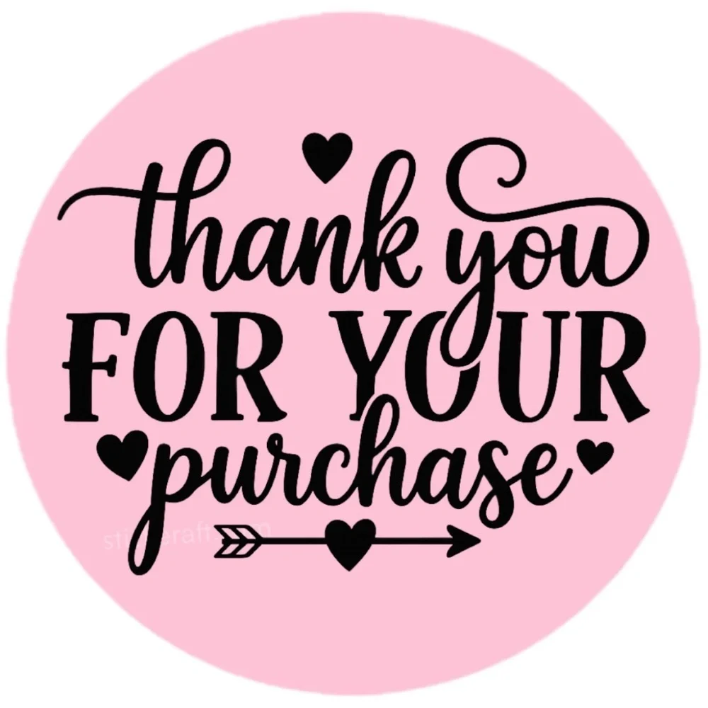 Thank You for Your Purchase Stickers – 2